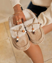 Cozy Taupe Clogs