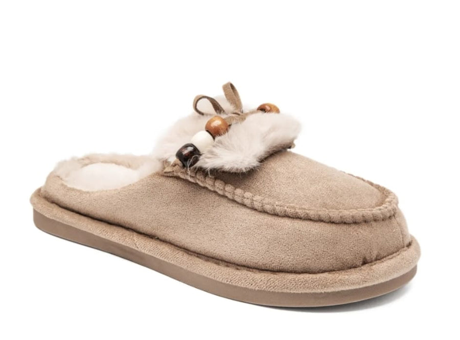 Cozy Taupe Clogs