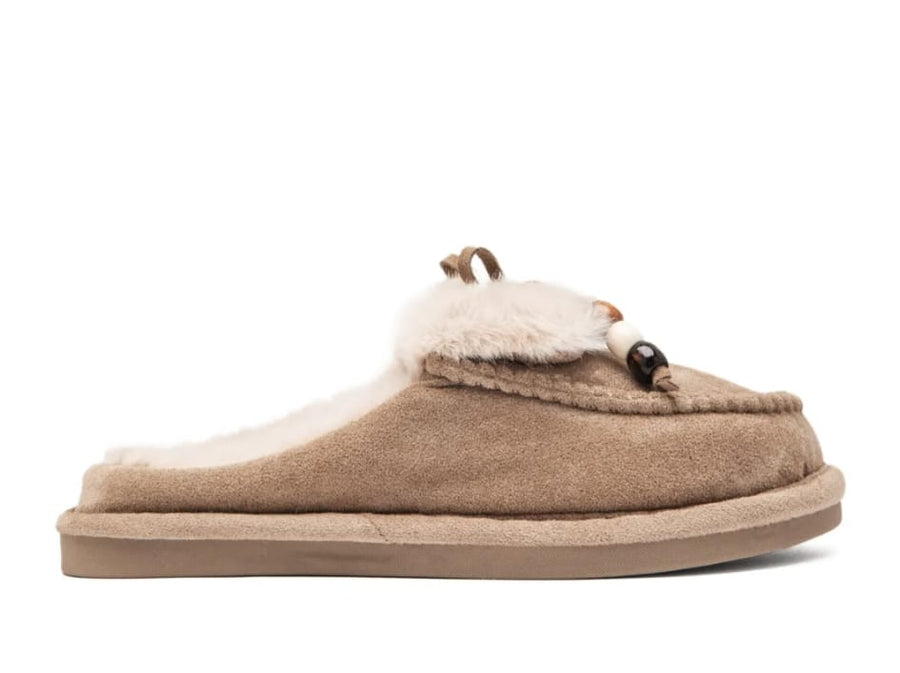Cozy Taupe Clogs