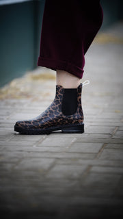 Leopard rainboots