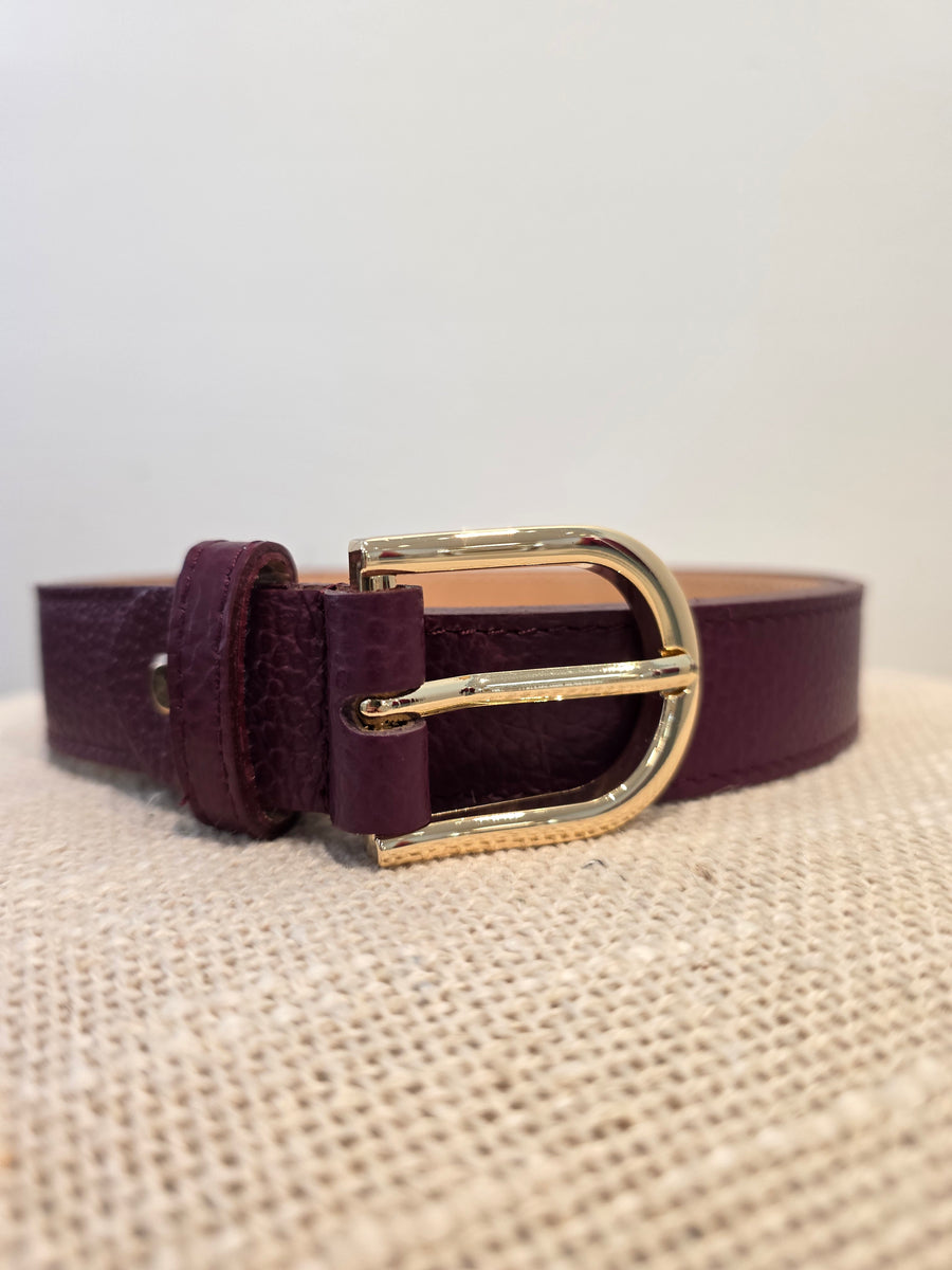 Toulon belt - leder