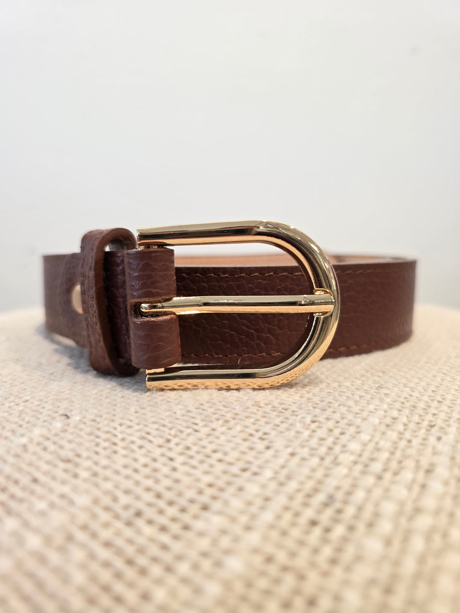 Toulon belt - leder